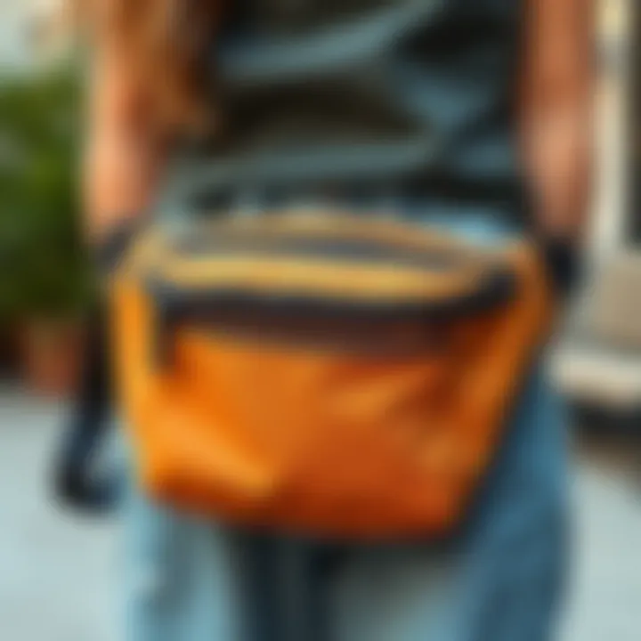 Eco-friendly fanny packs emphasizing sustainability in teaching accessories