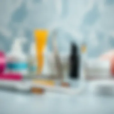 Complementary Skincare Tools for Acne Management Arrangement of complementary skincare tools for acne management