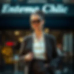 Elegant outfit combining classic and modern elements