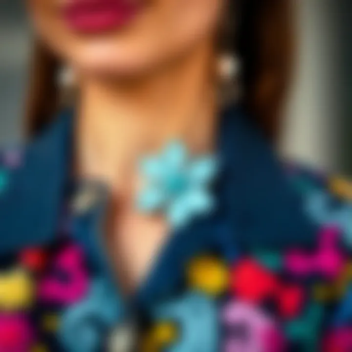 Stylish accessories crafted from colored air dry clay, highlighting fashion integration