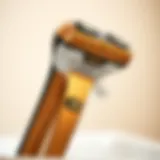 Close-up of a high-quality shaver designed for sensitive skin.