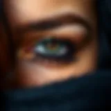 Luxurious DD eyelash extensions showcasing length and volume