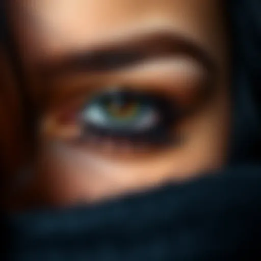 Luxurious DD eyelash extensions showcasing length and volume