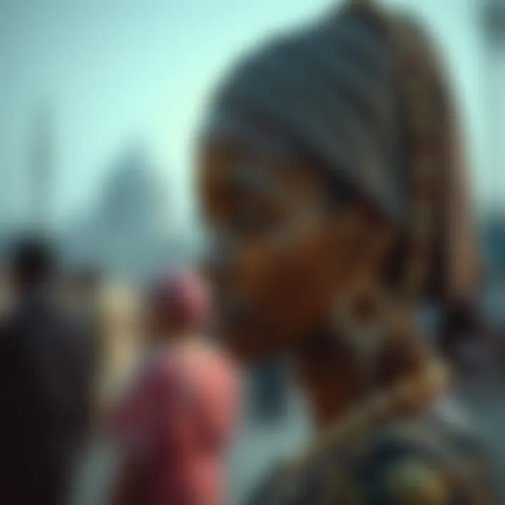 Cultural Heritage Reflected in Ear Cuff Art Cultural significance of ear cuffs depicted through historical art