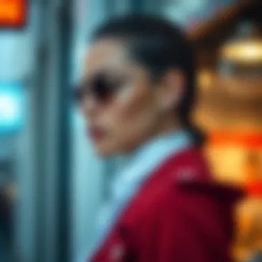 Modern Fashion Meets Cartilage Ear Cuffs Stylish combination of cartilage ear cuffs with modern fashion attire