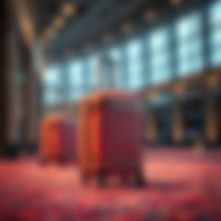 Trendy couture luggage reflecting future fashion directions