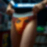 Creative customizable underwear showcasing unique face designs