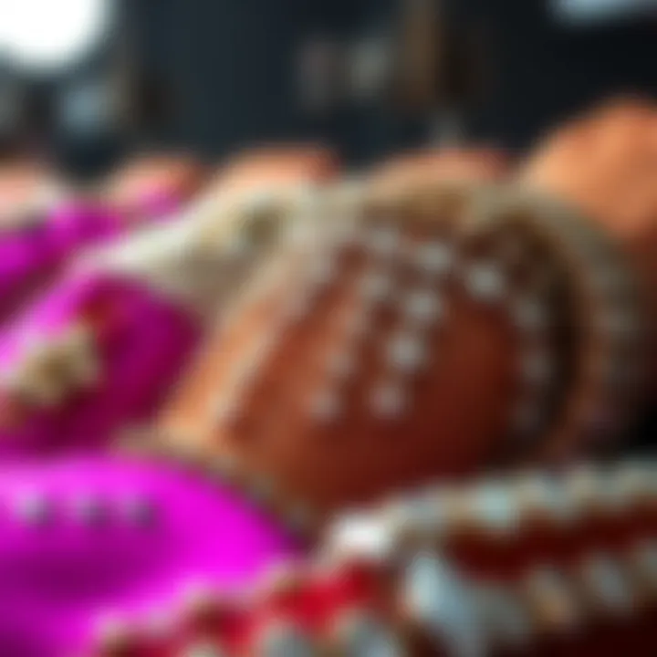 An opulent display of various diamond bling wraps showcasing different styles and textures