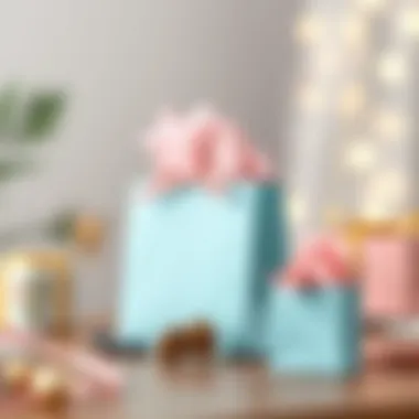 Creative DIY pastel paper gift bag projects