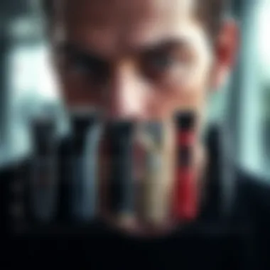 Comparison chart of different epilator models tailored for facial grooming