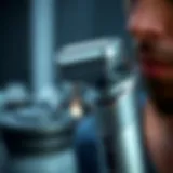 The Innovative Design of Facial Grooming Epilators Close-up view of a modern epilator showcasing its design and features