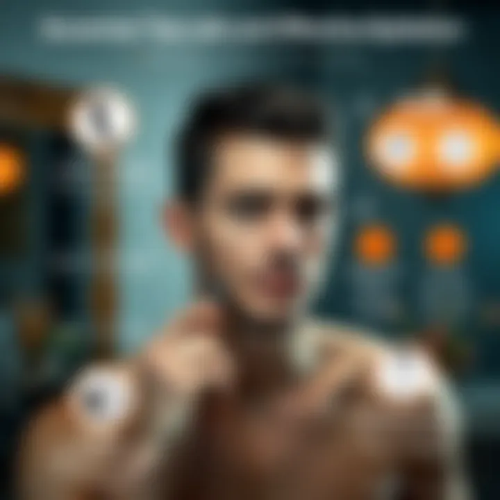 Infographic detailing tips for safe and effective epilation