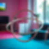 An adjustable hula hoop demonstrating its customizable design