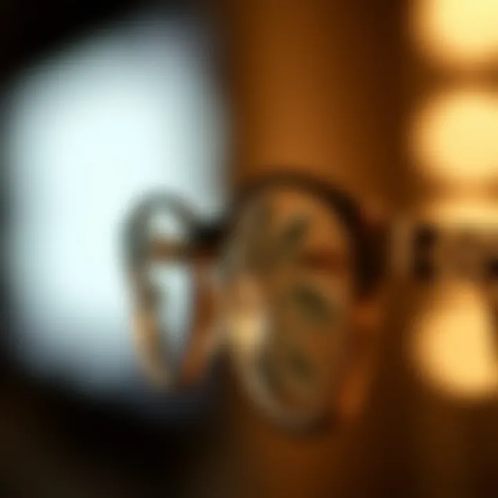 Artistic Detailing Close-up of intricate design on boho reading glasses