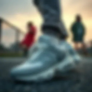 Fashionable pairing of Air Max Torch 4 sneakers with contemporary outfits