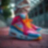 Stylish design of the Air Max Torch 4 footwear showcasing vibrant colors