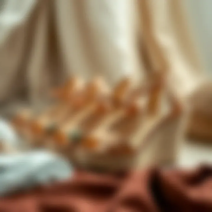 Diverse Material Palette Variety of closed toe wedges displayed in different materials