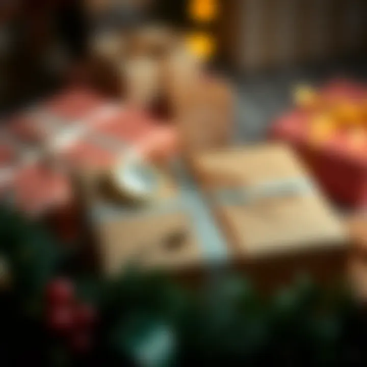 Enhancing Gift Packaging with Decorative Sealing Tape Decorative sealing tape enhancing a gift packaging