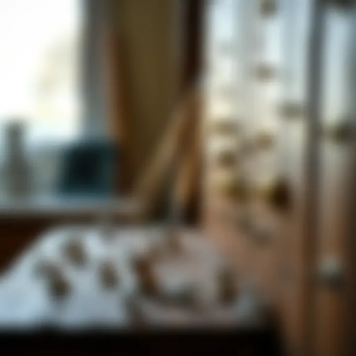 Showcasing Woodwork with Decorative Tacks A beautifully designed woodworking project featuring decorative tacks.