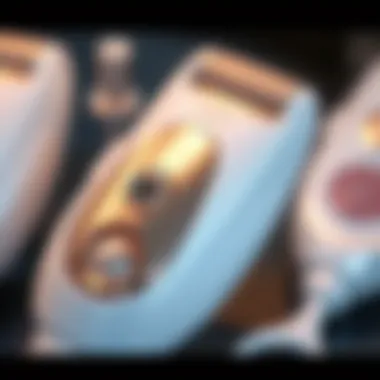 Intricacies of Electric Depilatory Devices A close-up of an electric depilatory device showcasing its intricate design and features.