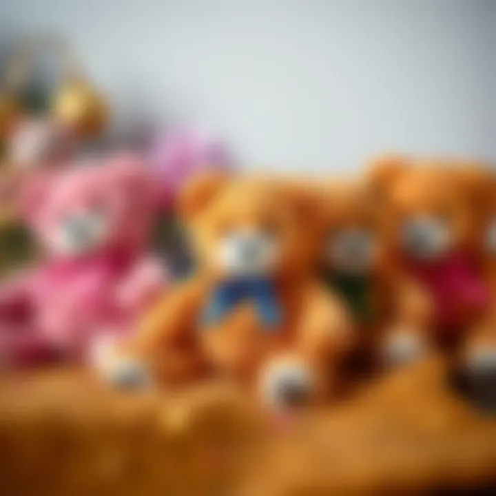 Variety of personalized mini teddy bears for different themes