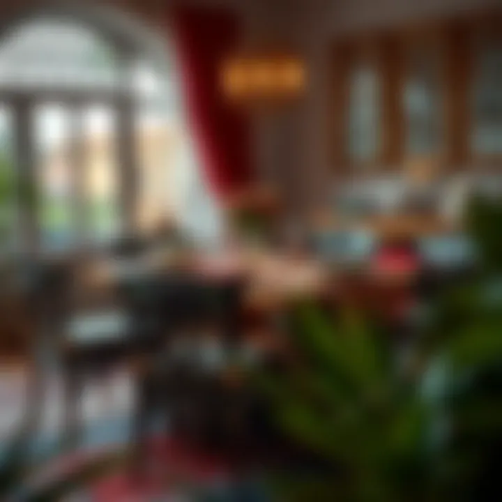 Moroccan Elegance on a Dining Table A beautifully set dining table adorned with a Moroccan table runner