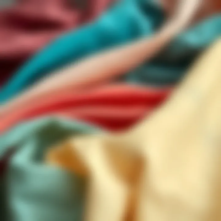 Variety of fabrics suitable for palazzo pants