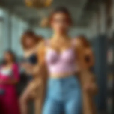 Stylish Integration of Shapewear in Fashion Fashion ensemble featuring shapewear bum pads integrated into stylish outfits