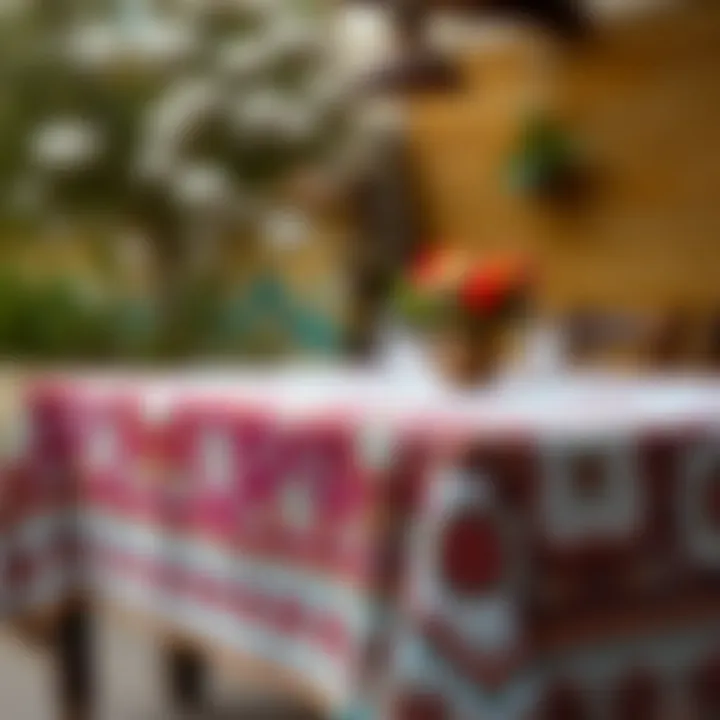 Cultural Heritage in Tablecloth Design Cultural tablecloth designs reflecting regional heritage