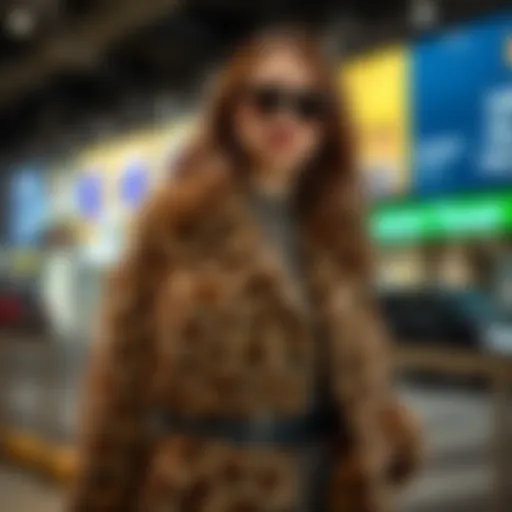 The Elegance of Leopard Print in Contemporary Fashion Elegant display of leopard print fashion