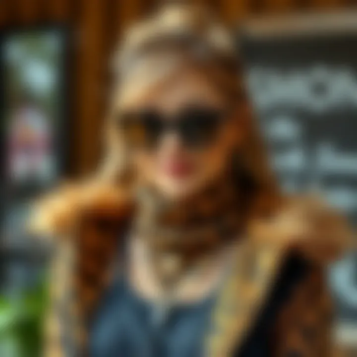 Stylish outfit featuring leopard print