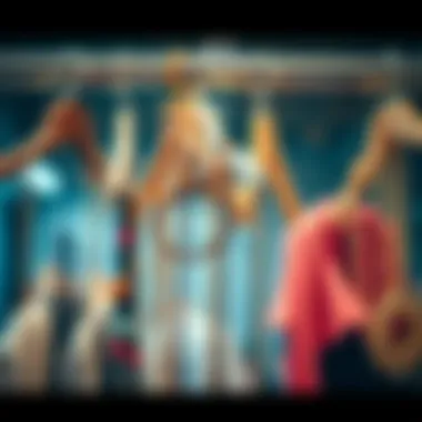 A variety of necklace hangers displayed together to showcase diversity