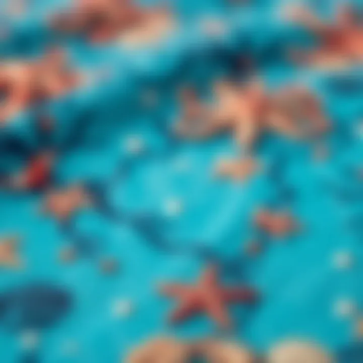 Textile Textures of Under the Sea Designs Textile textures of under the sea designs