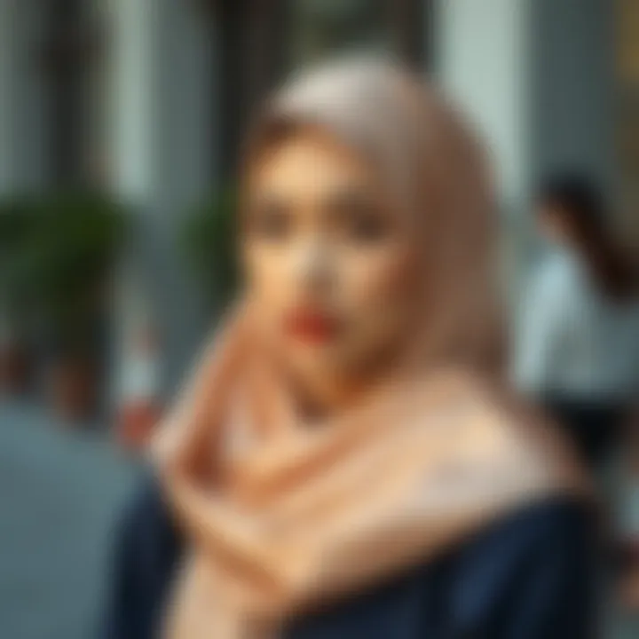 Cultural significance of satin hijab in contemporary fashion