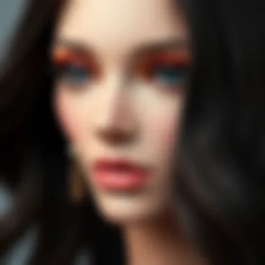 Close-up of a high-quality wig highlighting the texture and craftsmanship