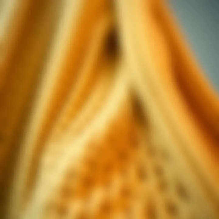 Close-up of knit fabric texture used in skirt sets