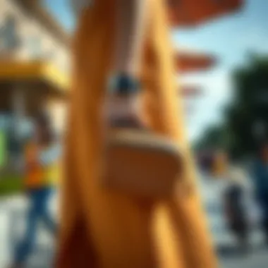 Fashion Meets Function: Wrist Pouch Bags in Action A wrist pouch bag in a fashionable outdoor setting