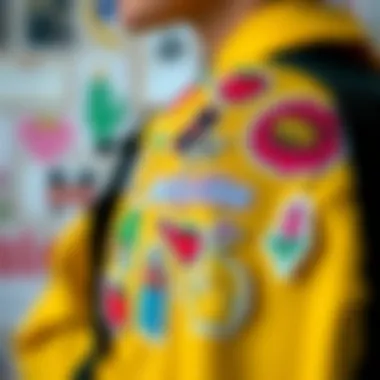 Colorful Fashion Stickers Colorful Dailylike stickers arranged creatively on a fashion item