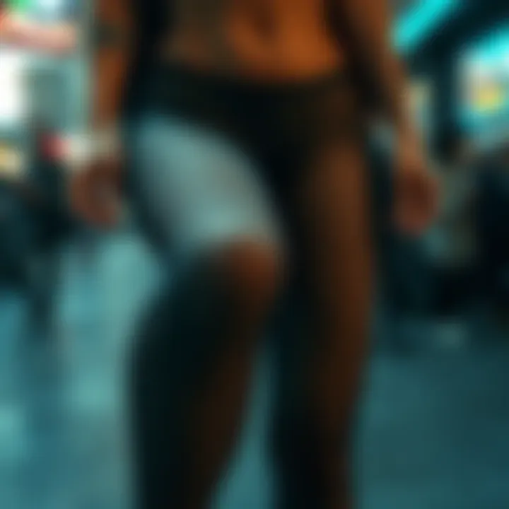 An artistic representation of the cultural significance of fishnet tights through various eras.