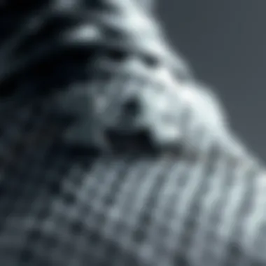 Detailed close-up of HOVR Infinite's mesh upper design