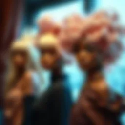 A stunning array of diverse wig styles showcasing versatility