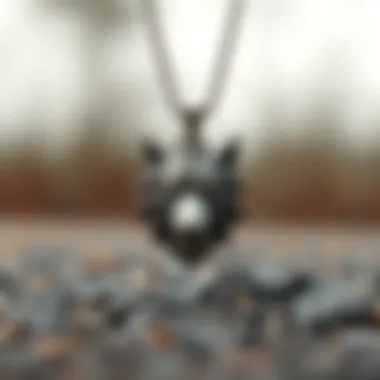 Symbolism of Strength and Loyalty Wolf necklace symbolizing strength and loyalty