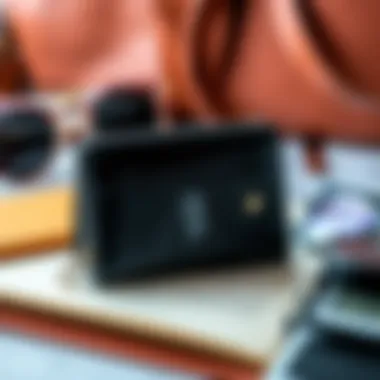 Aesthetic Appeal of Bifold Wallets Stylish bifold wallet displayed alongside fashion accessories for aesthetic appeal