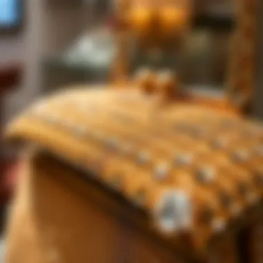 A Closer Look at Rhinestone Detailing Close-up of shimmering rhinestones on a luxurious purse