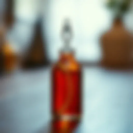 Elegant Glass Hair Oil Applicator Elegant glass hair oil applicator bottle with a dropper