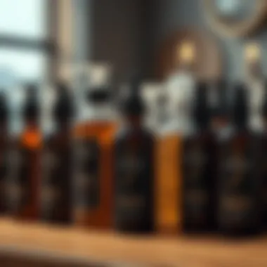 Variety of Hair Oil Formulations Variety of hair oil formulations in applicator bottles