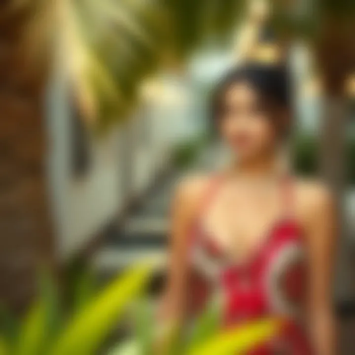 Chic accessorizing ideas for halter dresses