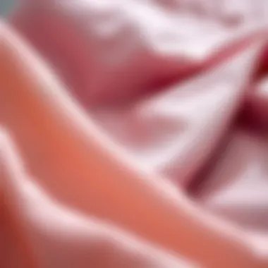 Close-up of rich fabric textures showcasing variety in loungewear