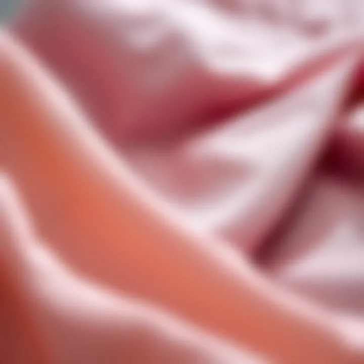 Close-up of rich fabric textures showcasing variety in loungewear