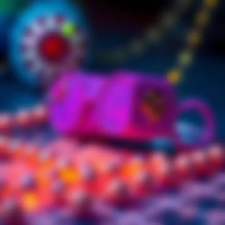 Accessories Enhanced by Luminous Pigments Fashion accessories showcasing the effects of luminous pigment application